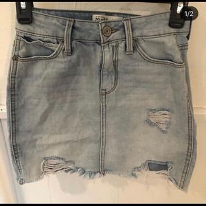 jean skirt